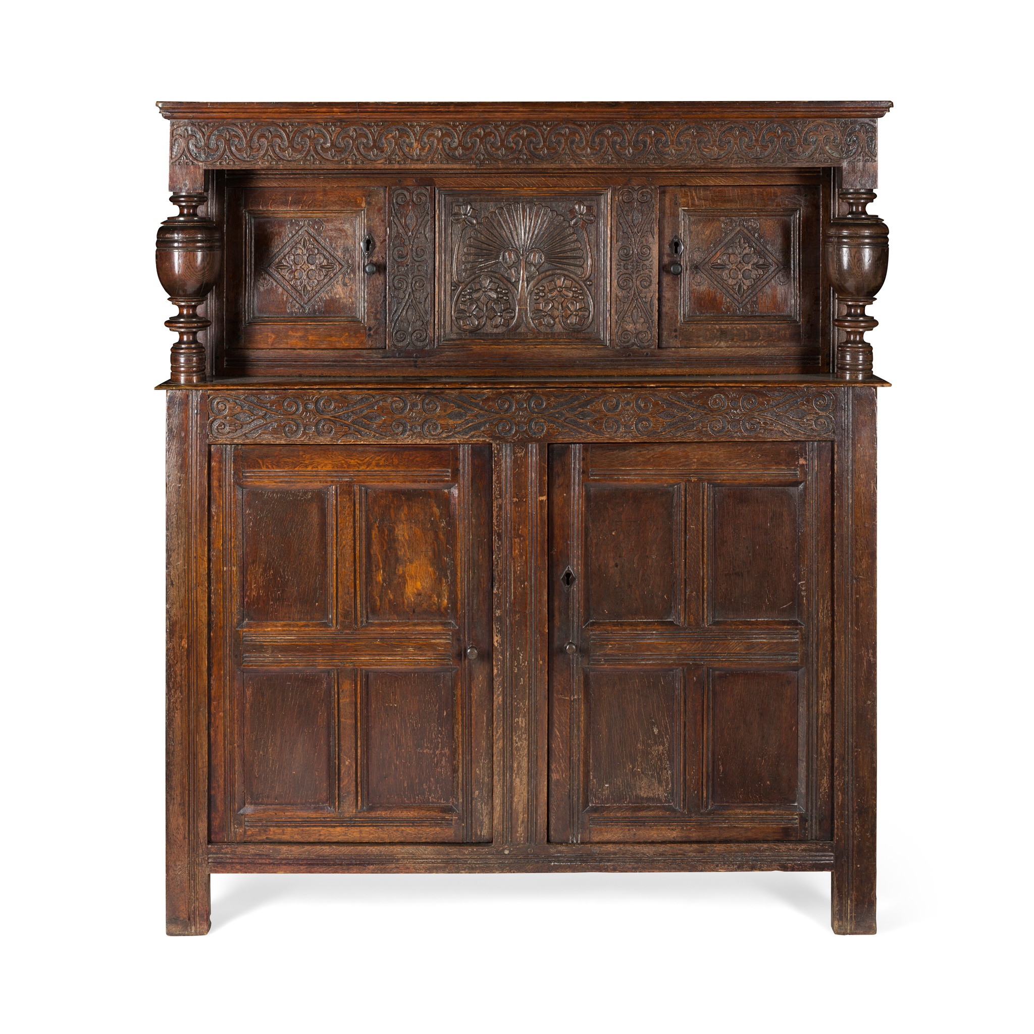 OAK COURT CUPBOARD, WESTMORLAND OR NORTH YORKSHIRE