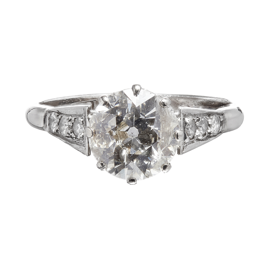 A single stone diamond ring