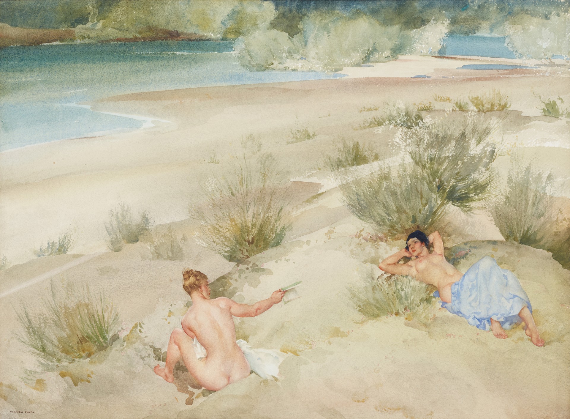 SIR WILLIAM RUSSELL FLINT R.A., P.R.W.S., R.S.W., R.O.I., R.E. (SCOTTISH 1880-1969)