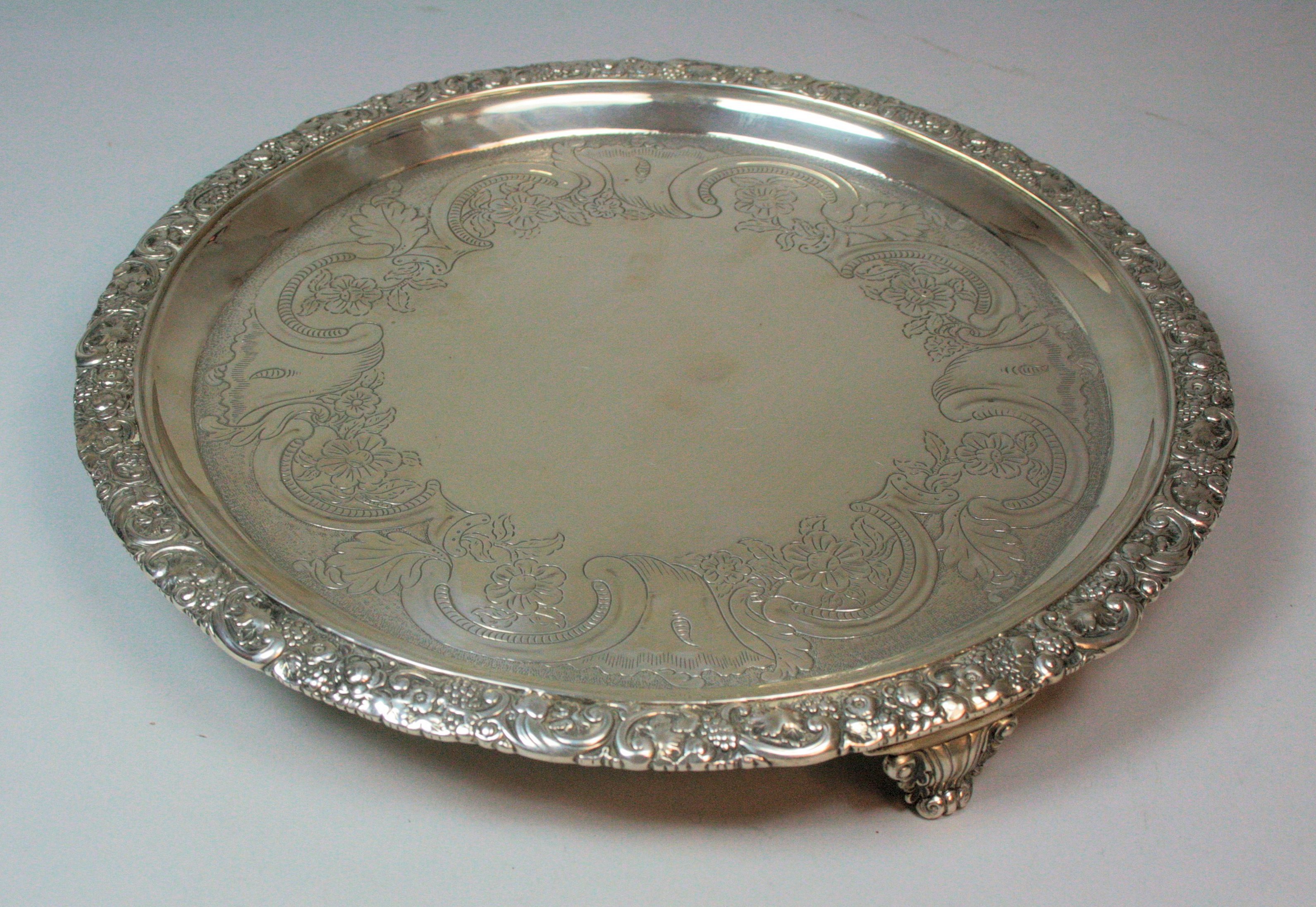 A George III salver