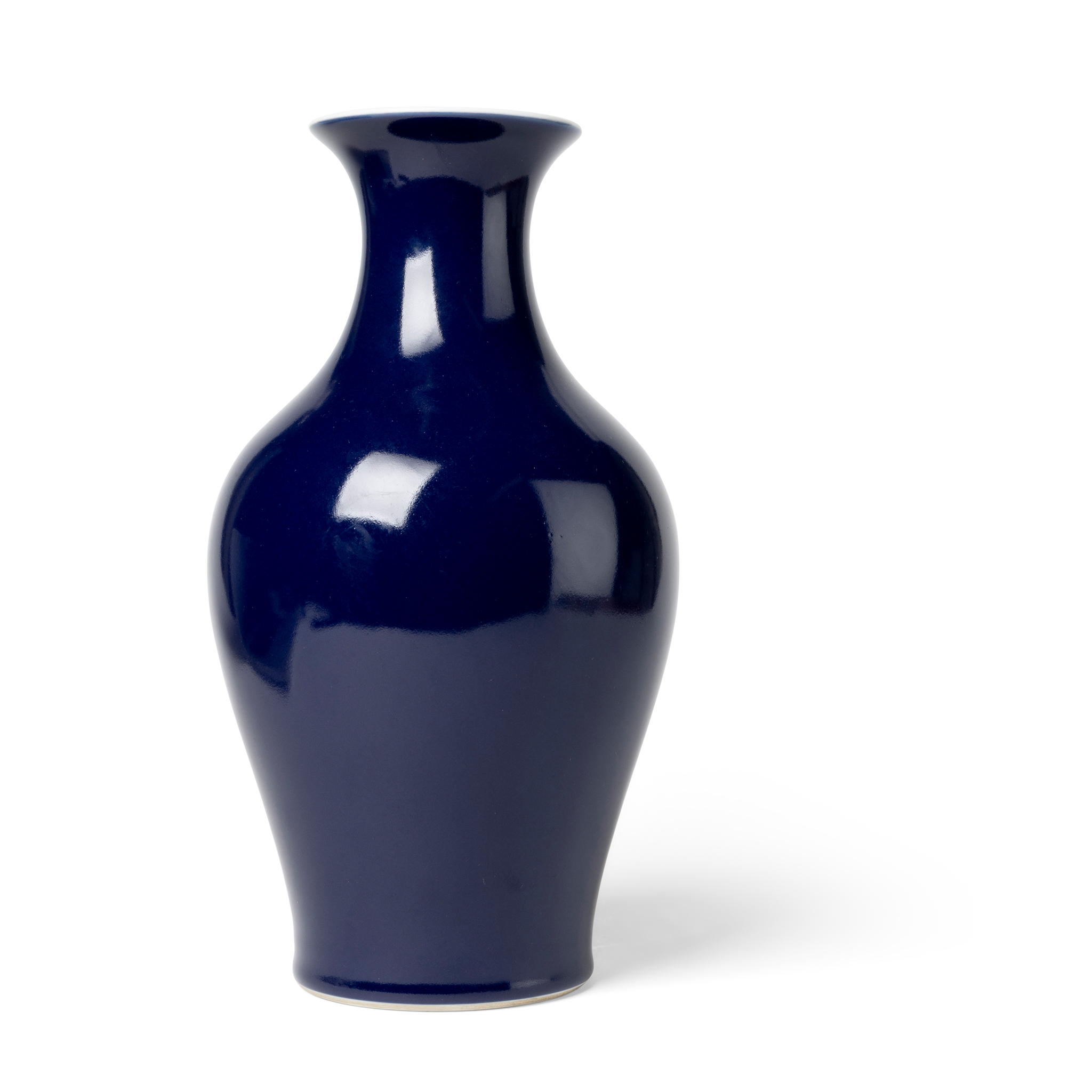 CHINESE BLUE-GLAZED VASE