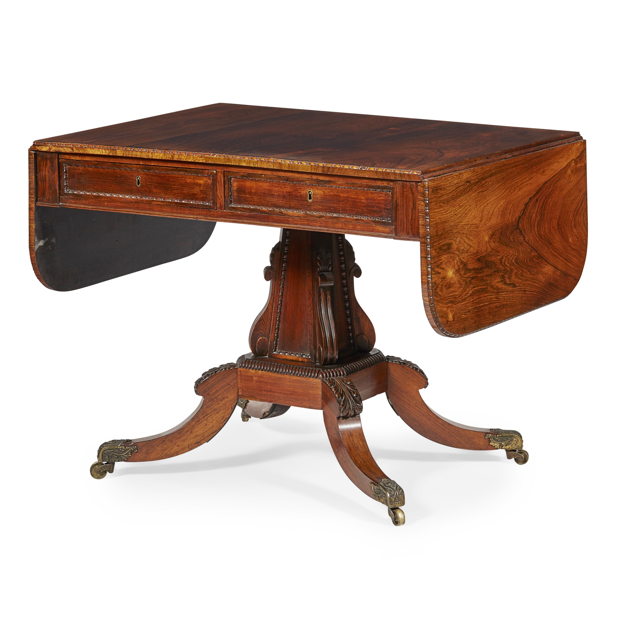 REGENCY ROSEWOOD SOFA TABLE