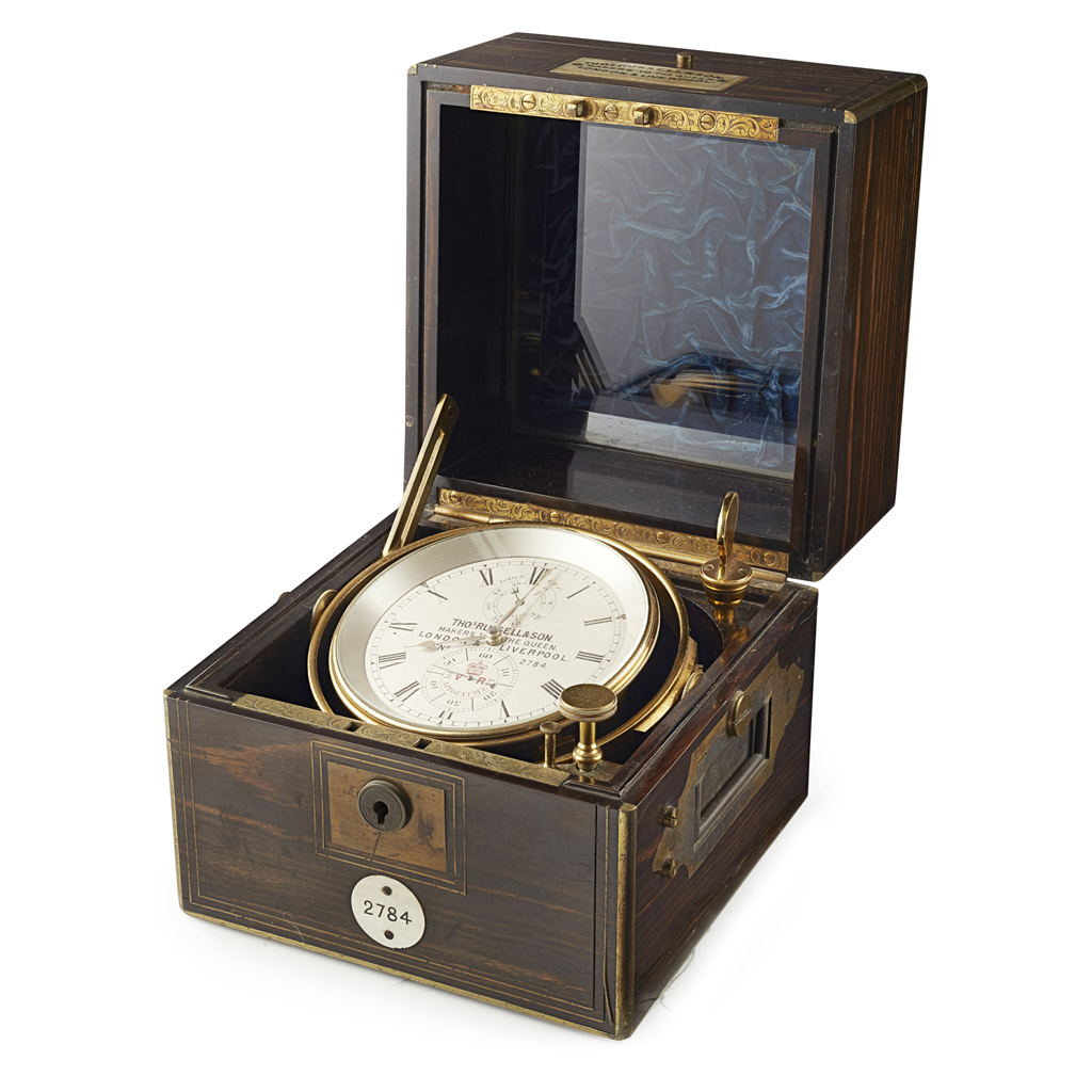 VICTORIAN TWO-DAY MARINE CHRONOMETER, THOMAS RUSSELL & SON, LONDON AND LIVERPOOL, NO. 2784