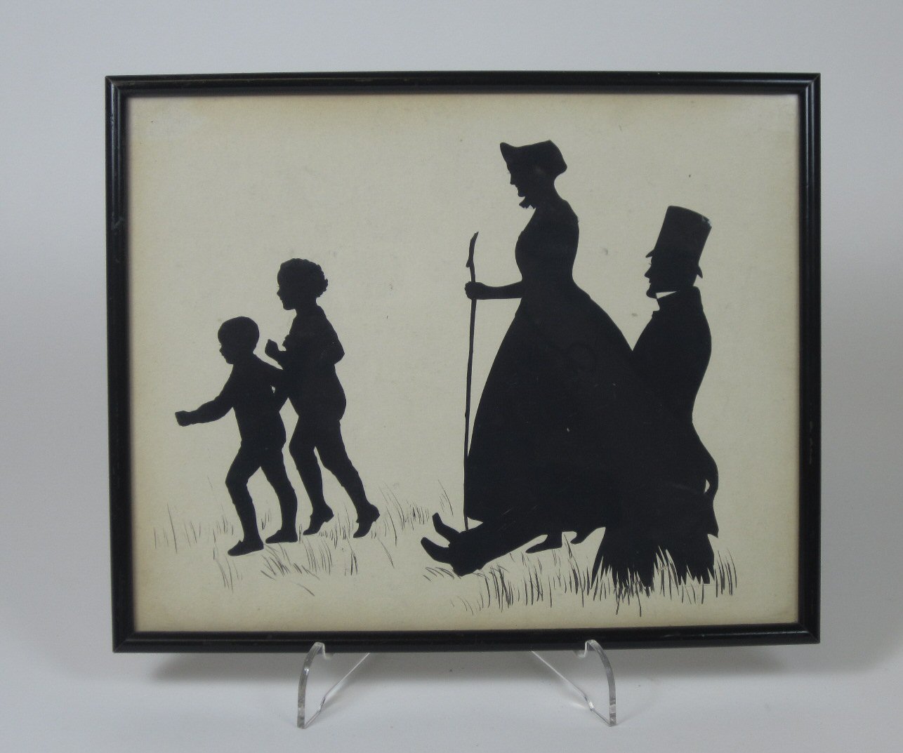 COLLECTION OF FRAMED SILHOUETTES