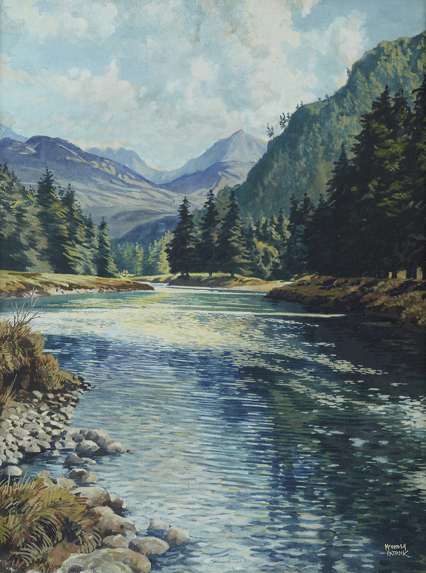 JAMES MCINTOSH PATRICK R.S.A., R.O.I., A.R.E., L.L.D (SCOTTISH 1907-1998)