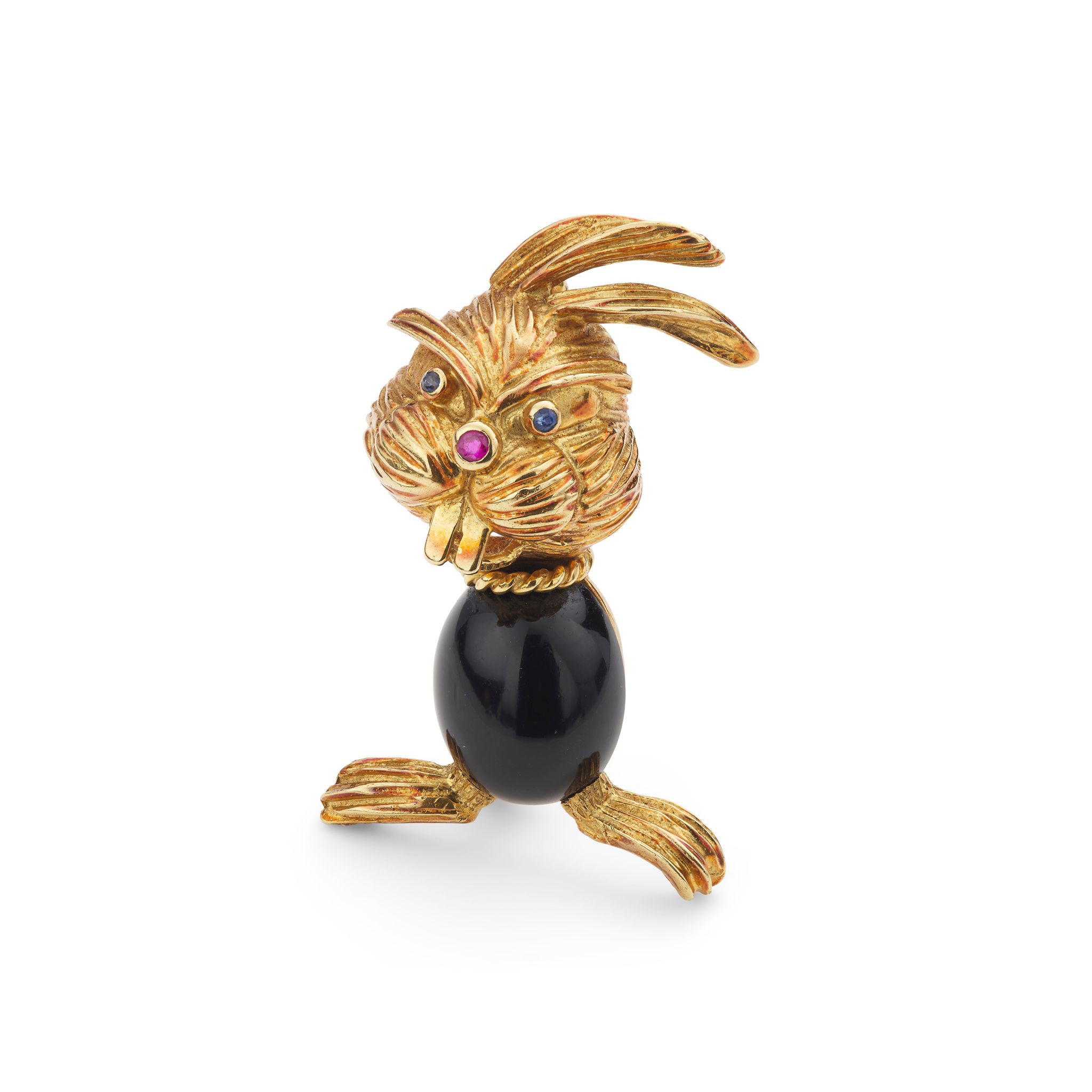 Kutchinsky: A gold rabbit brooch, 1968