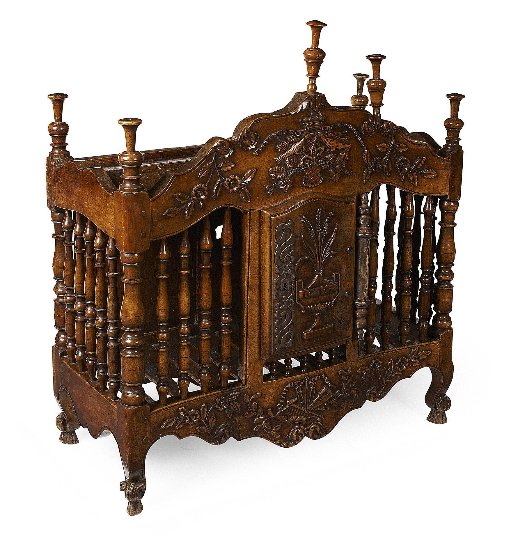 FRENCH LOUIS XV WALNUT PANETIÈRE