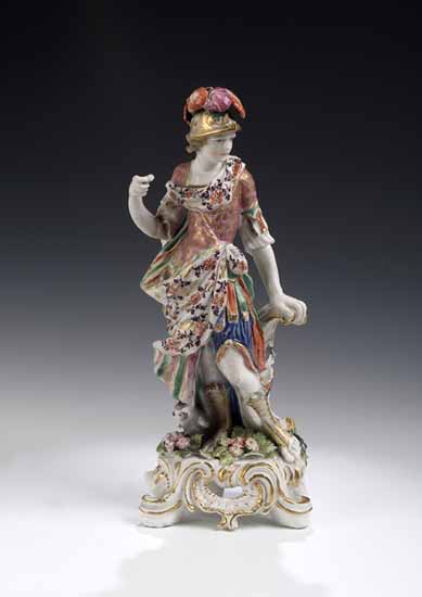 A Bow figure of Minerva