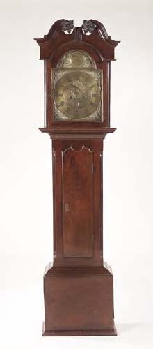 Wm Barr, Paisley A 19th century 8-day mahogany longcase clock,