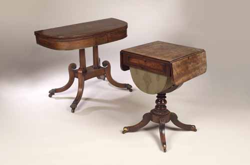 A Regency mahogany serving table,