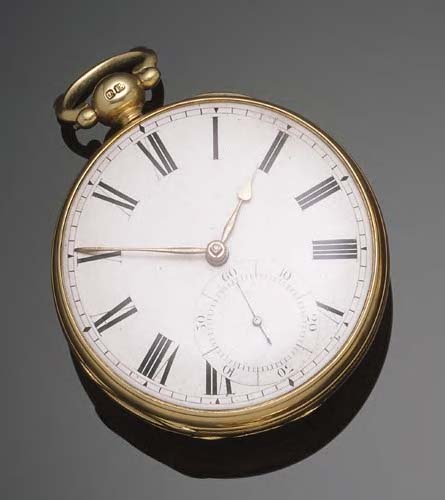 Royal Presentation - a William IV 18ct gold open face, key wind pocket watch,