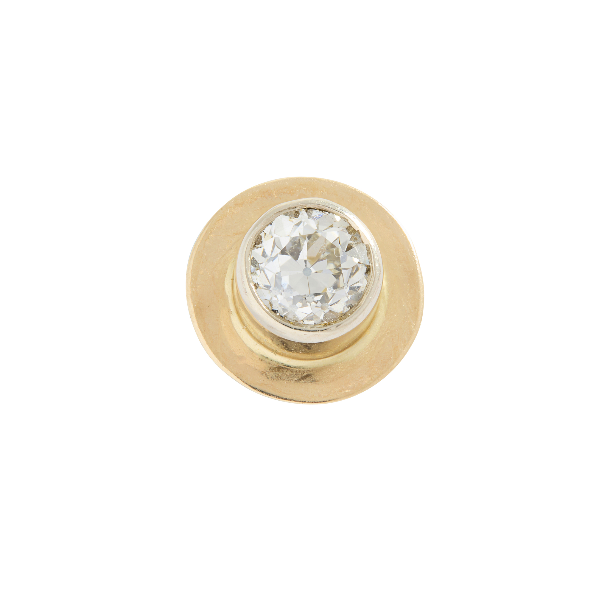 An old round-cut diamond