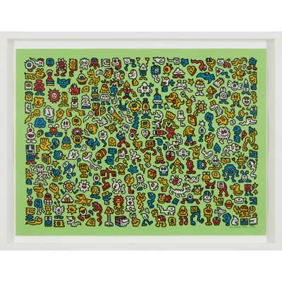 Mr.Doodle(ミスター・ドゥードゥル)「Alien Town」ART GALLERY M