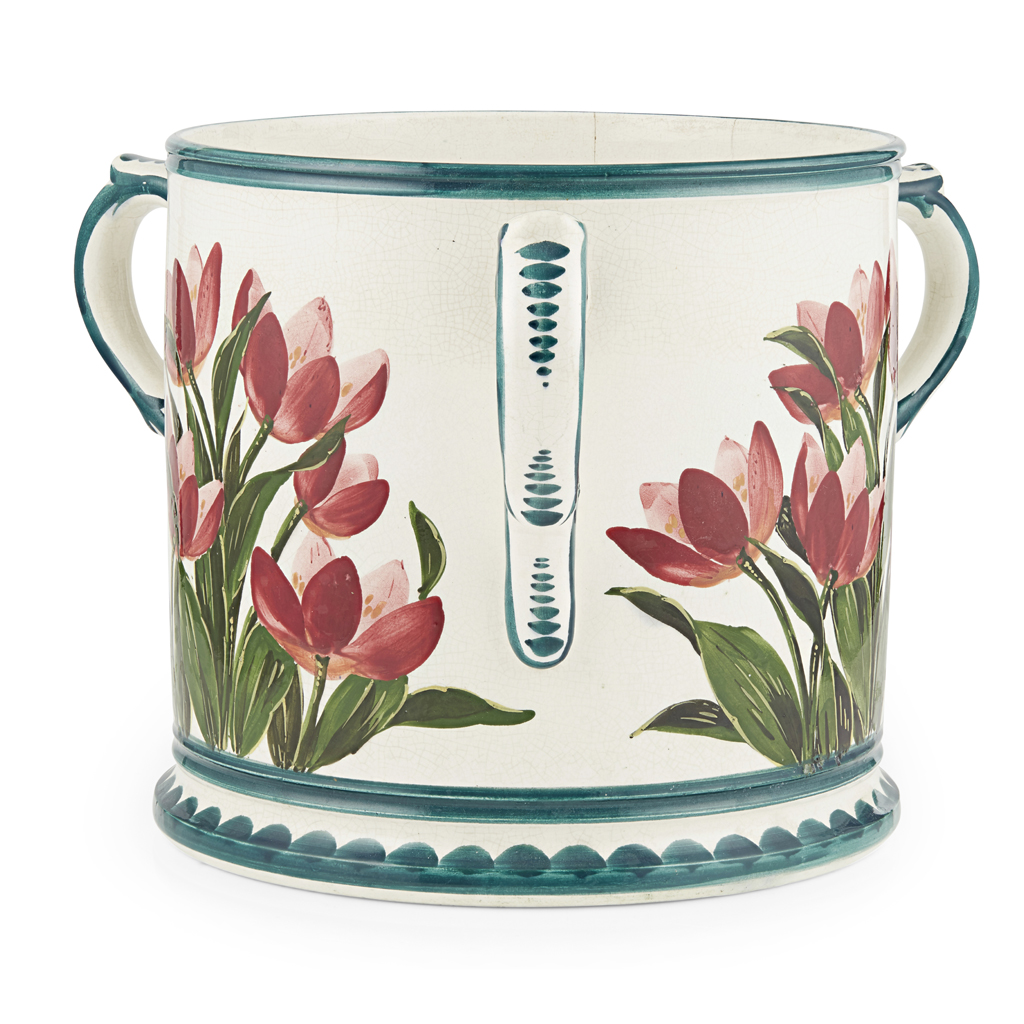 A LARGE WEMYSS WARE LOVING CUP