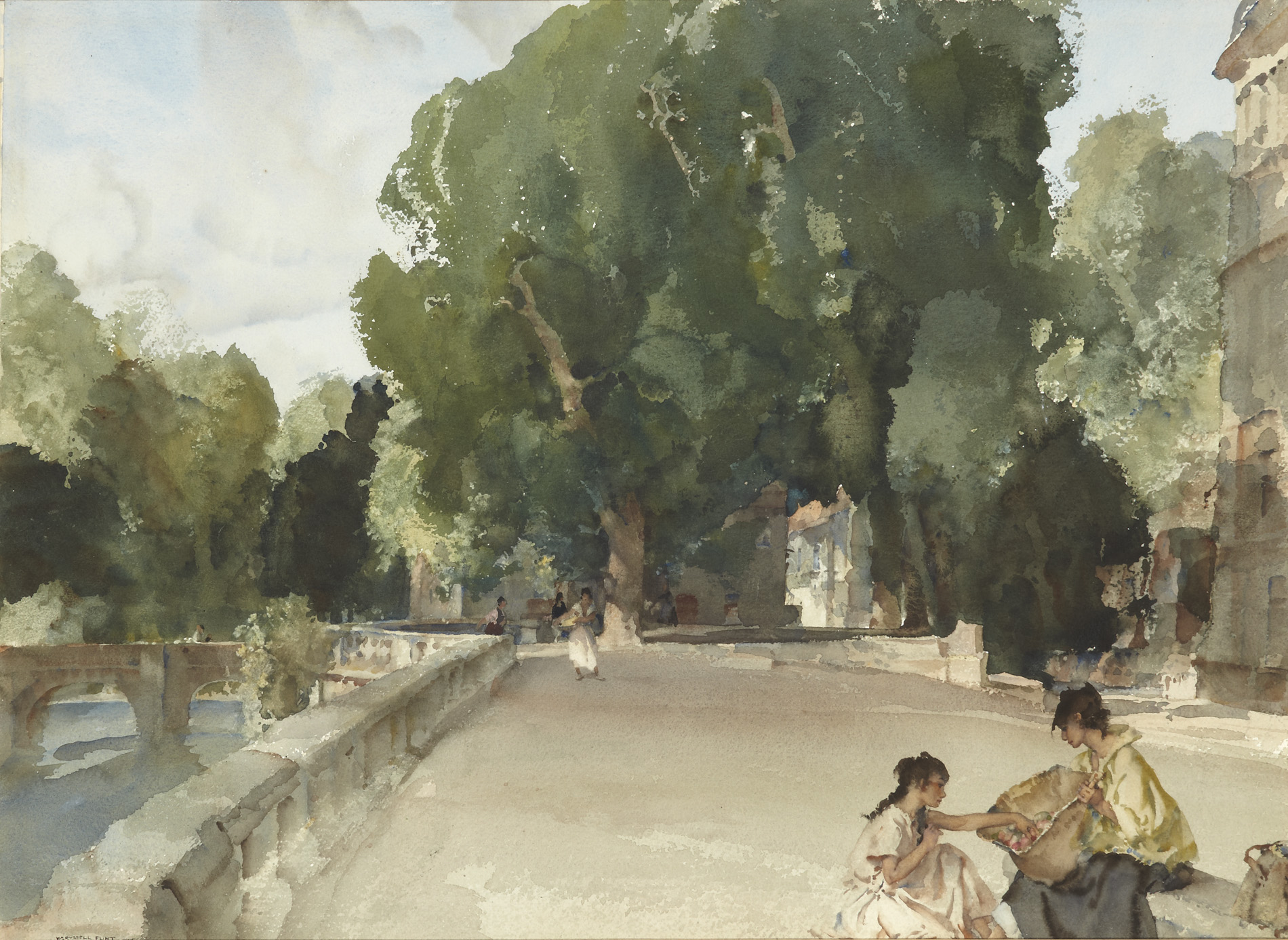 SIR WILLIAM RUSSELL FLINT P.R.A., P.R.W.S., R.S.W., R.O.I., R.E. (SCOTTISH 1880-1969)