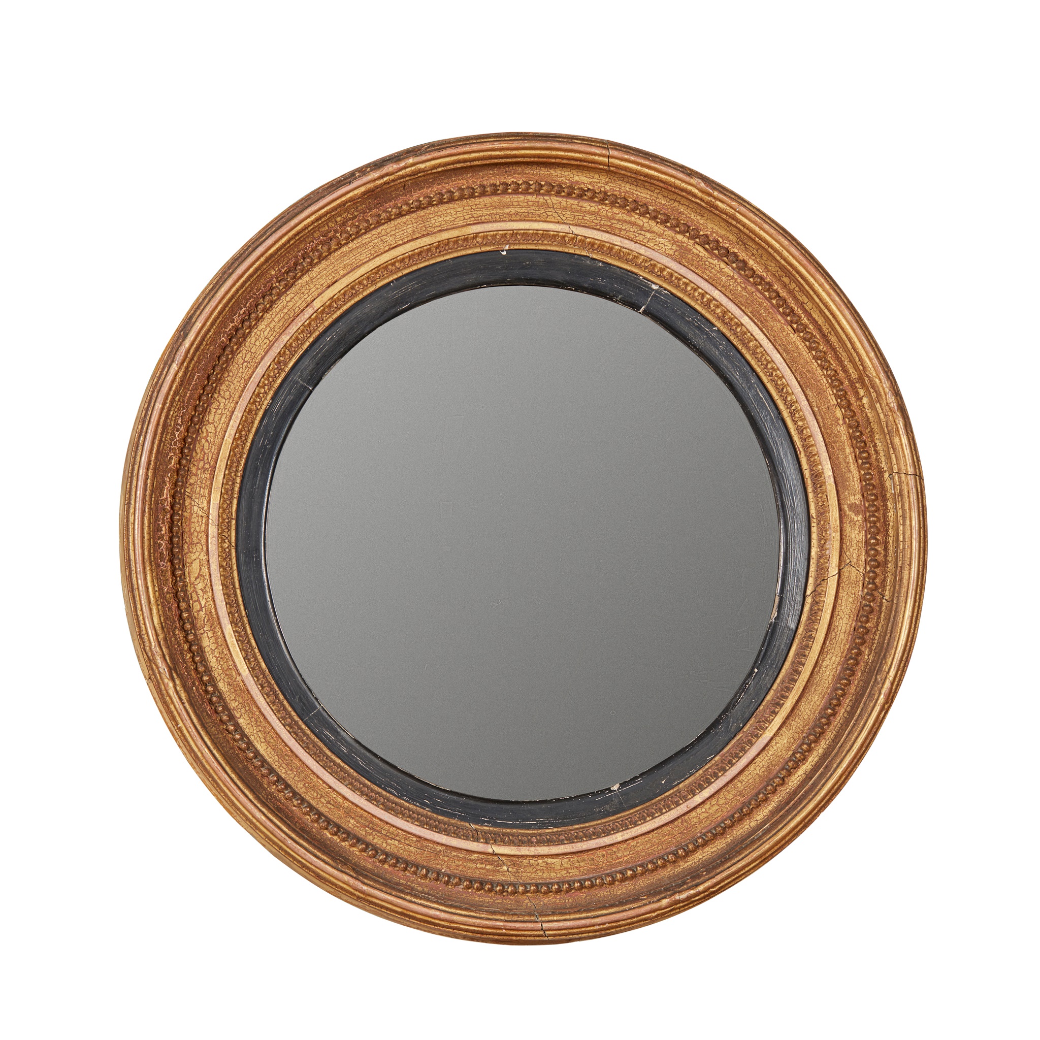 REGENCY GILTWOOD CONVEX MIRROR