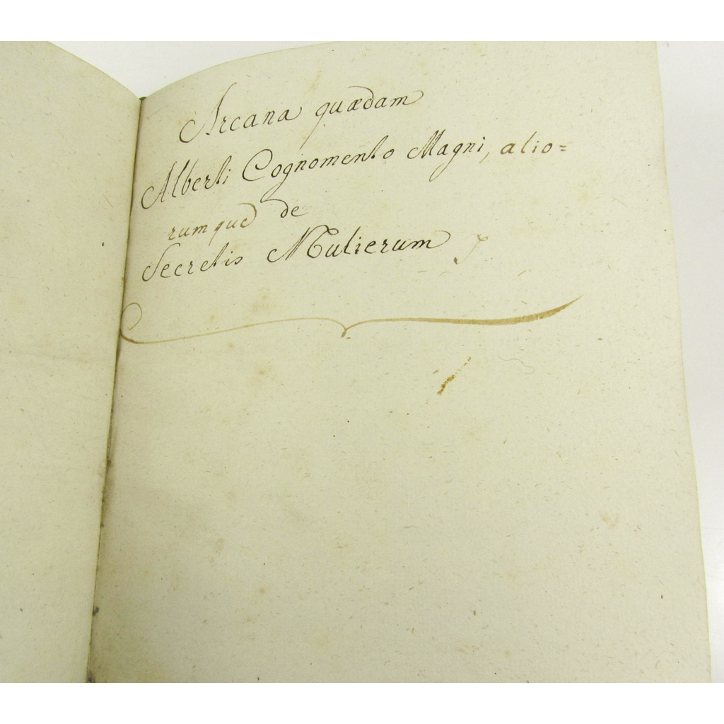 Manuscript - Albertus Magnus