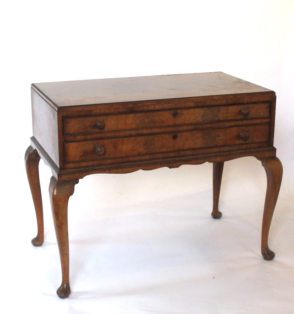 An Edwardian mahogany canteen table By Maple & Co. Ltd, London, W1