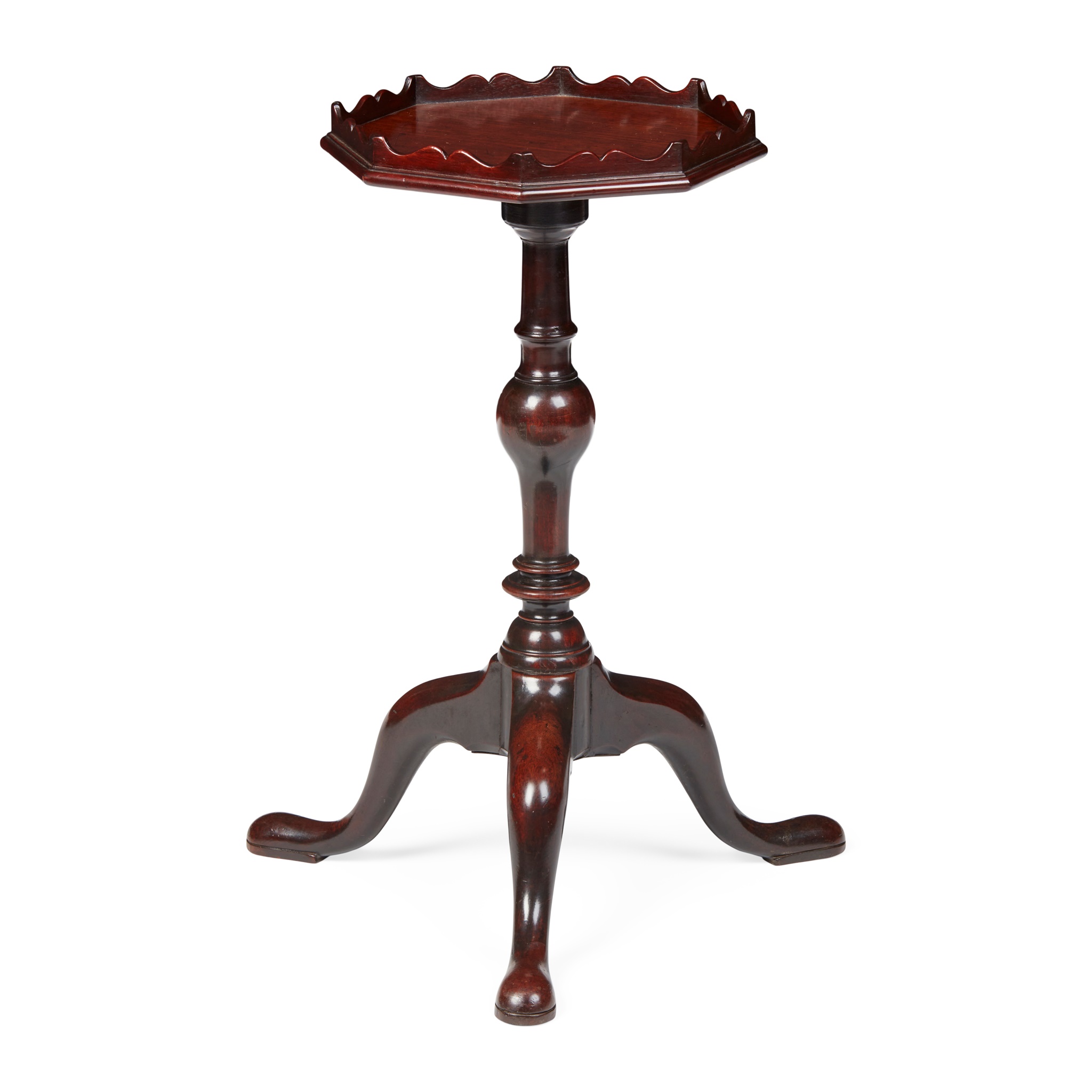 GEORGE III MAHOGANY KETTLE STAND