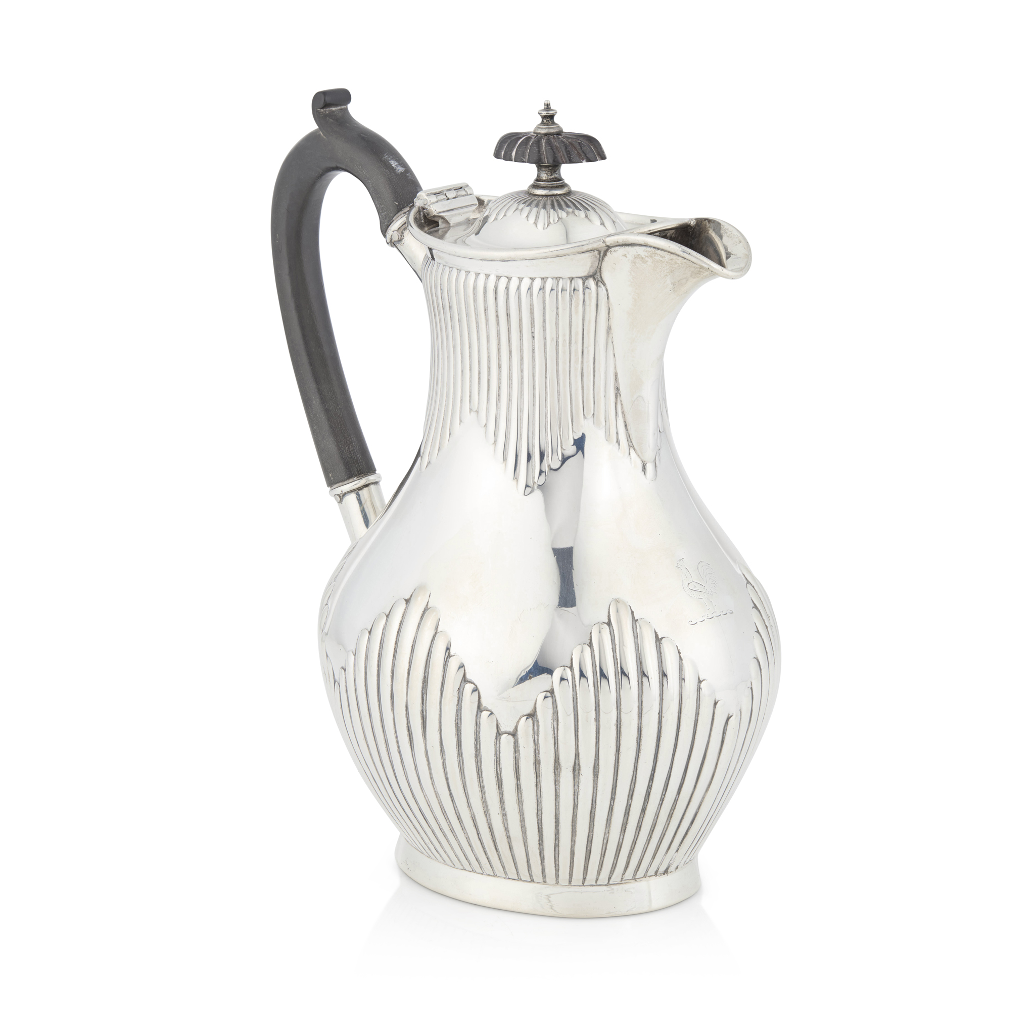 A VICTORIAN HOT WATER JUG