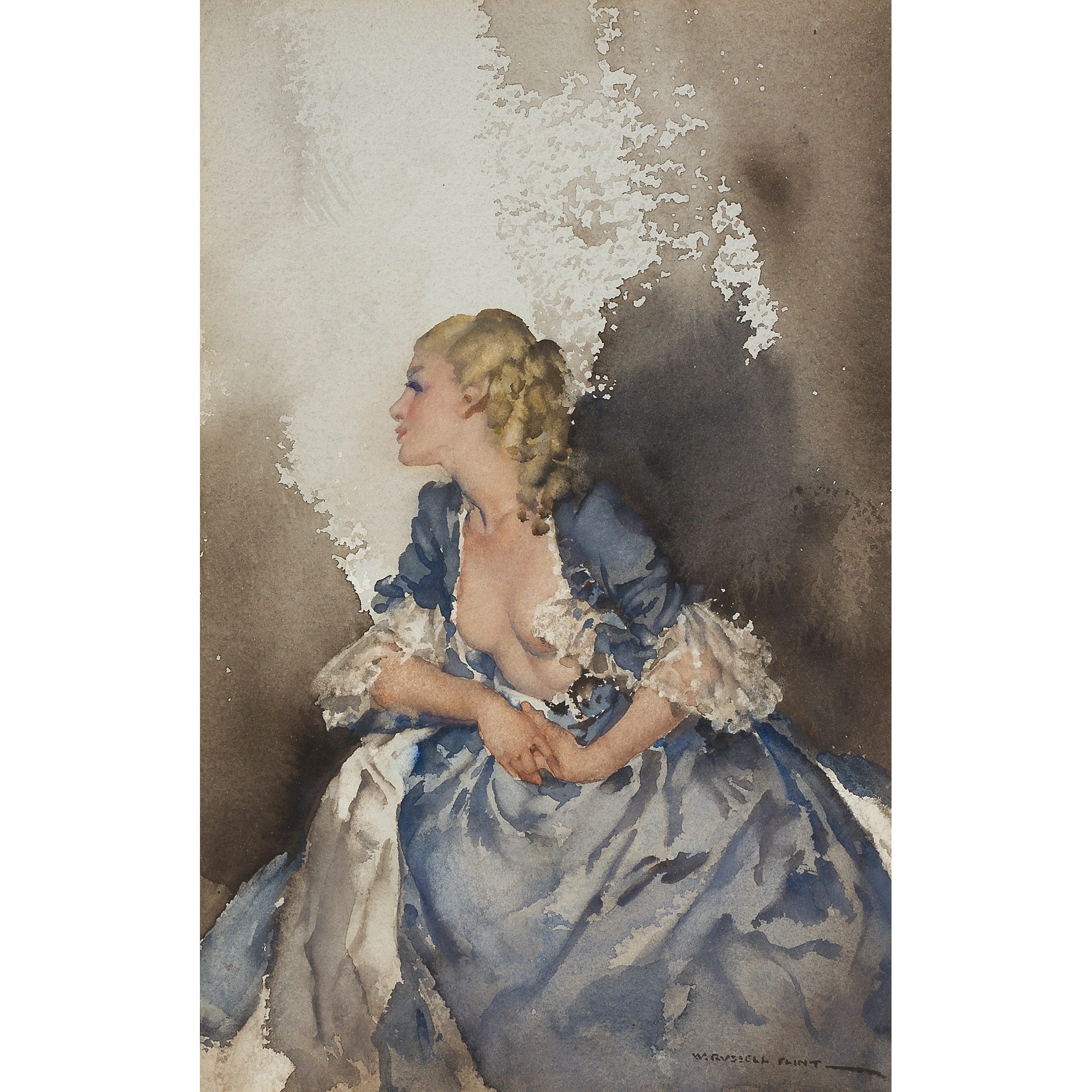 SIR WILLIAM RUSSELL FLINT P.R.A., P.R.W.S., R.S.W., R.O.I., R.E. (SCOTTISH 1880-1969)
