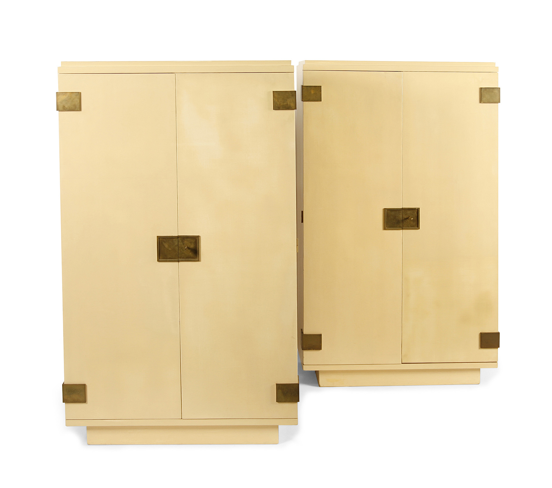 PAIR OF CHINESE PAINTED CABINETS