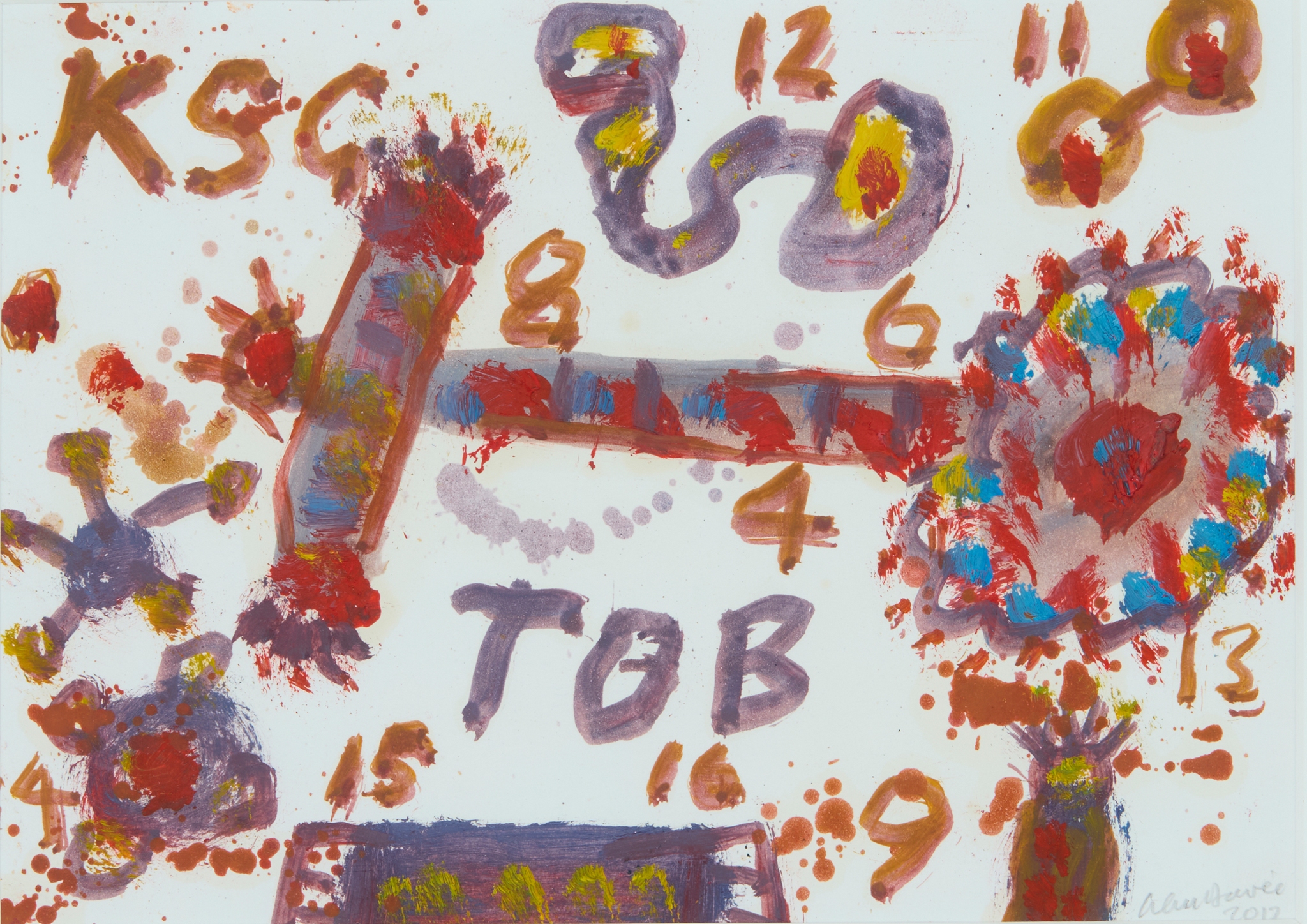 ALAN DAVIE C.B.E., R.A., H.R.S.A. (SCOTTISH 1920-2014)