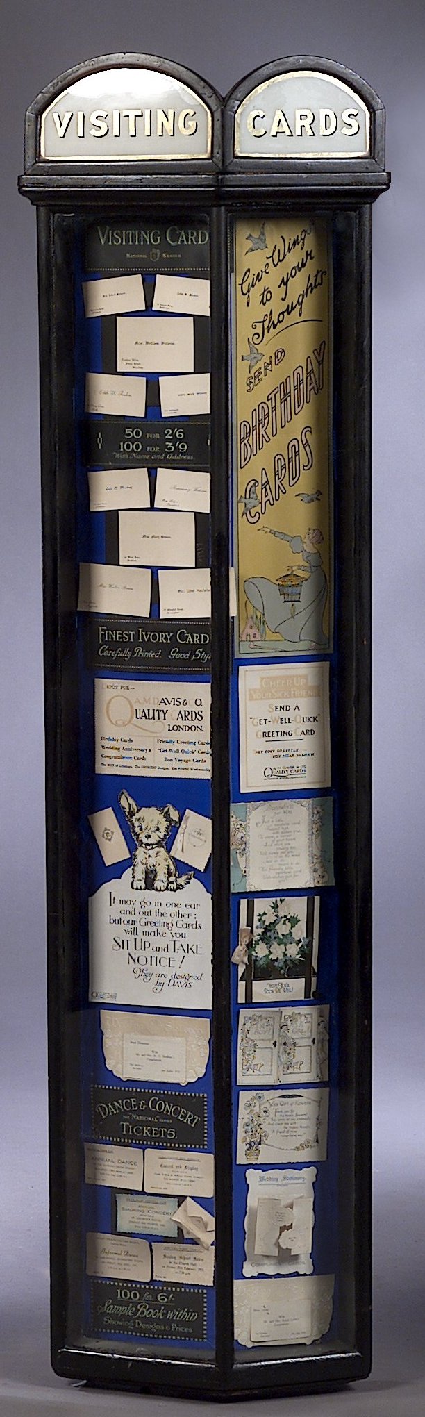 A collection of early 20th century stationer's memorabilia