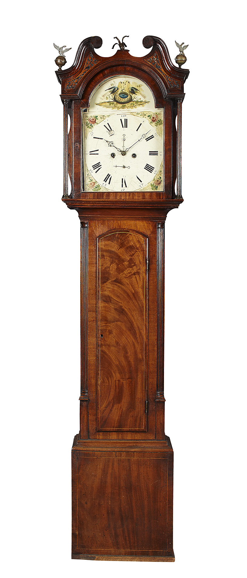 GEORGE III MAHOGANY LONGCASE CLOCK
