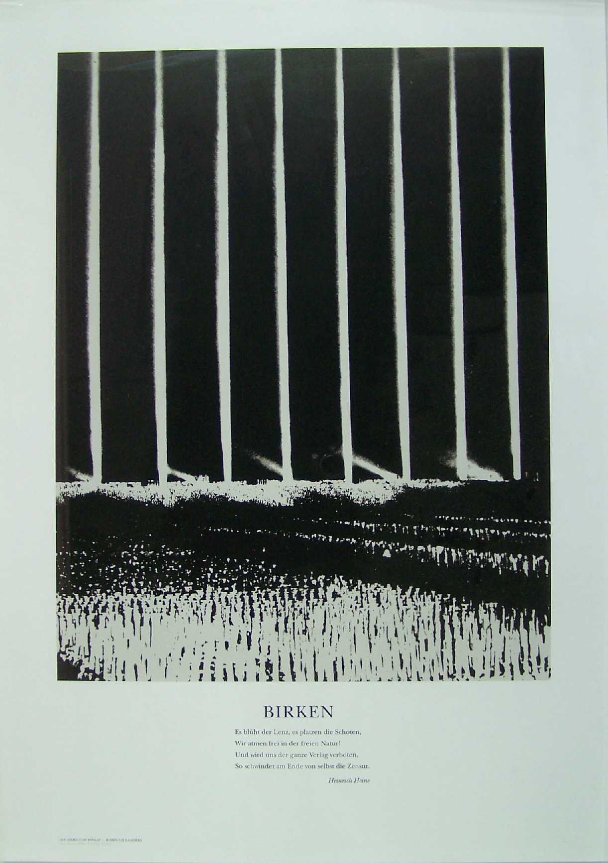 IAN HAMILTON FINLAY (SCOTTISH 1925-2006)