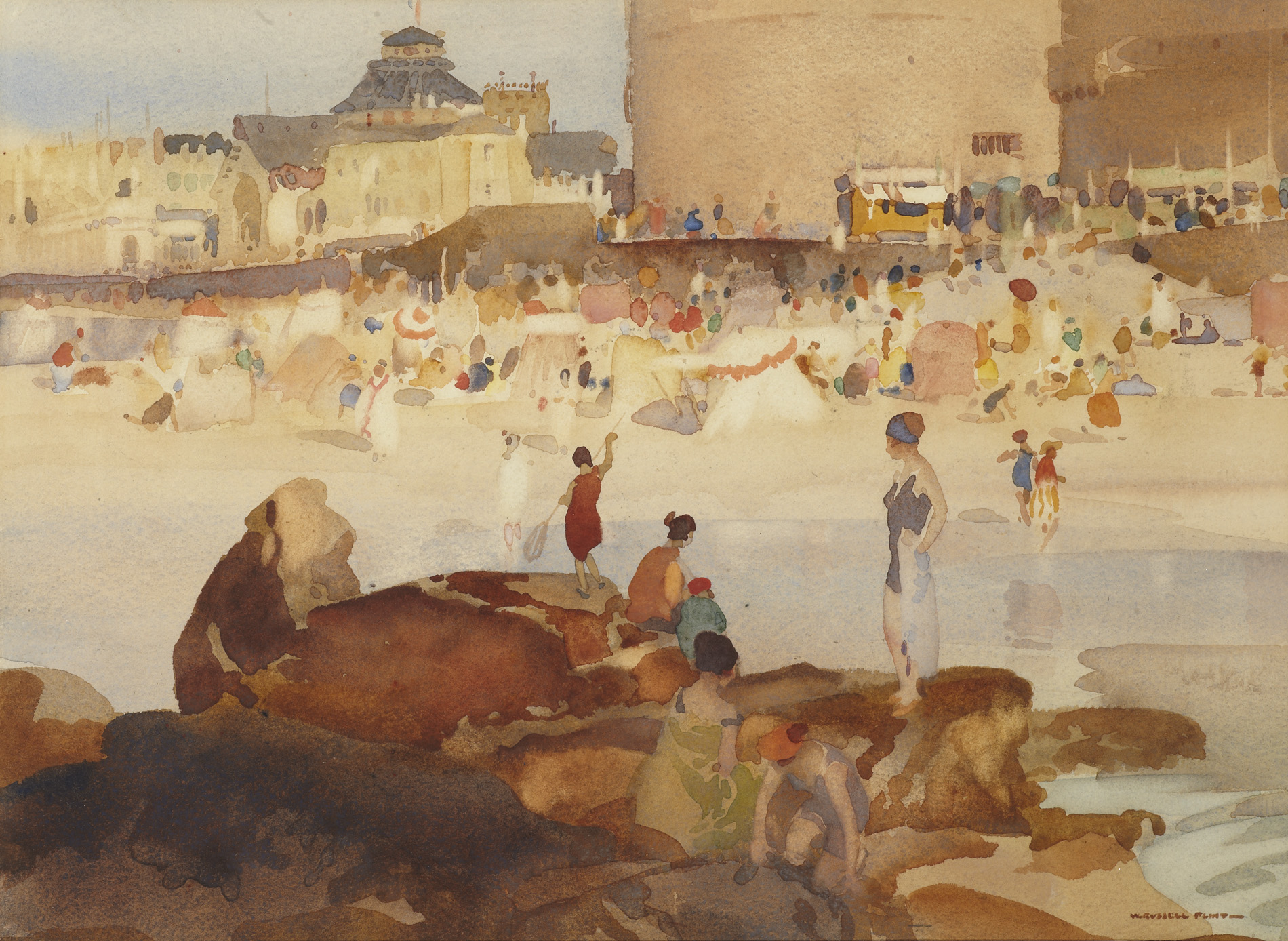 SIR WILLIAM RUSSELL FLINT P.R.A., P.R.W.S., R.S.W., R.O.I., R.E. (SCOTTISH 1880-1969)