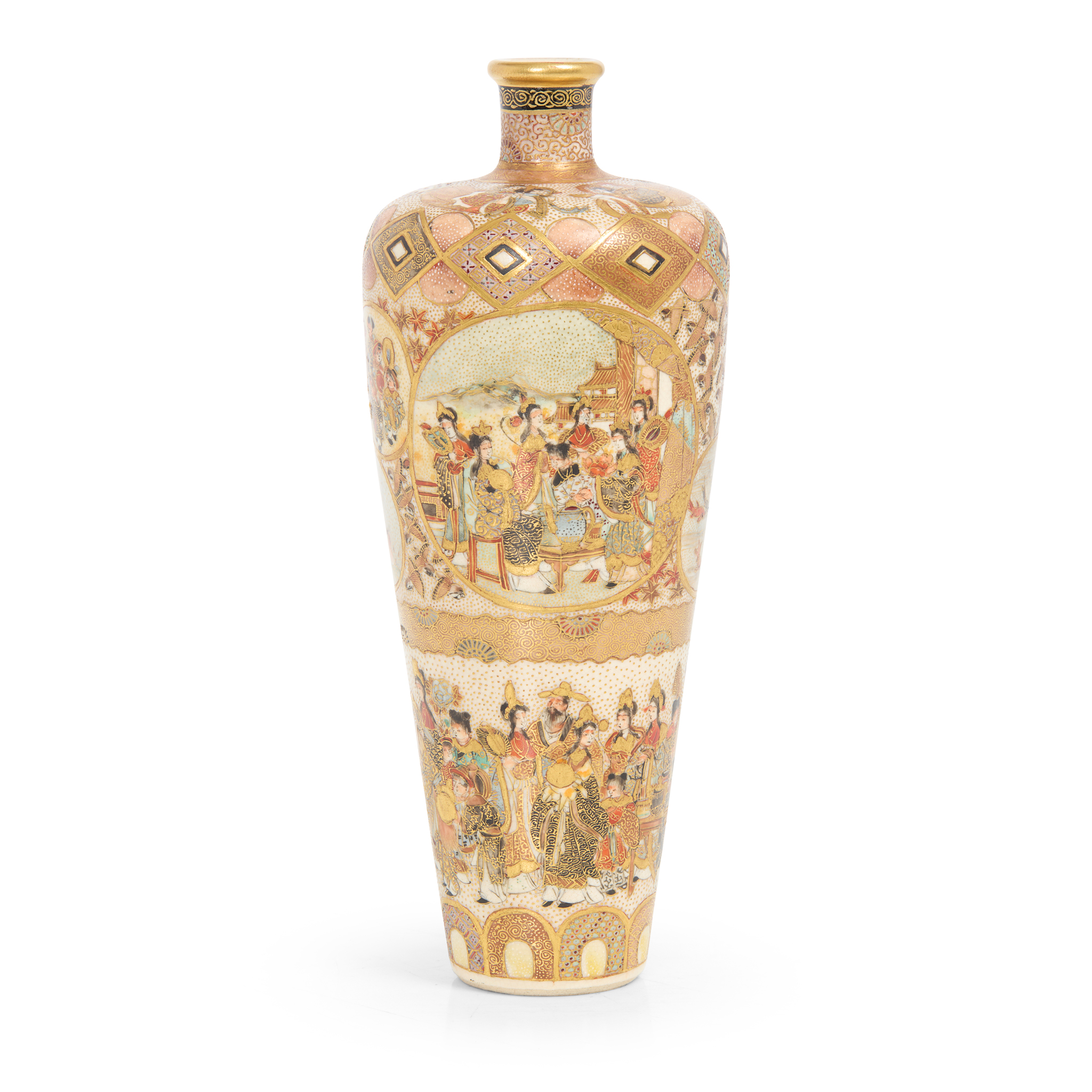JAPANESE SATSUMA VASE