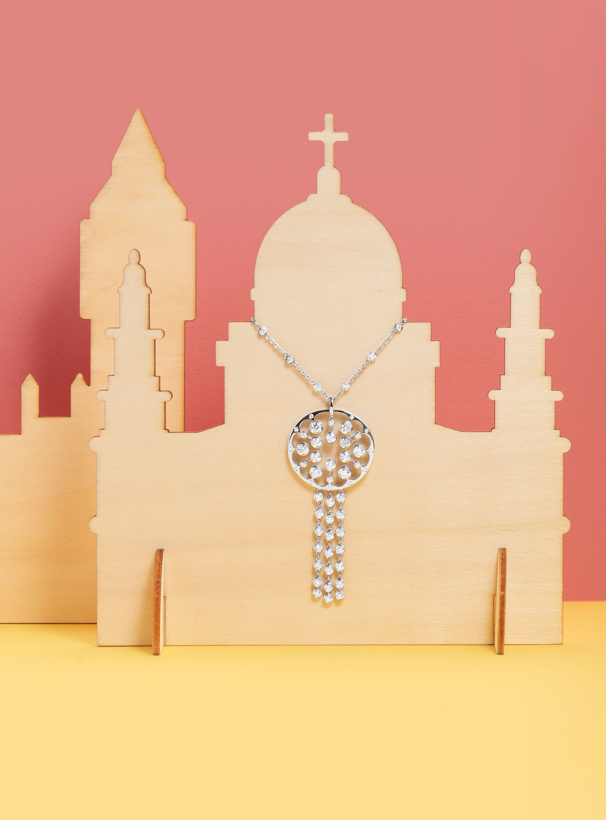 Boodles: A 'Raindance Anniversary' diamond tassel necklace, 2010