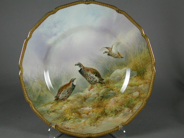 A Royal Doulton scalloped circular plate