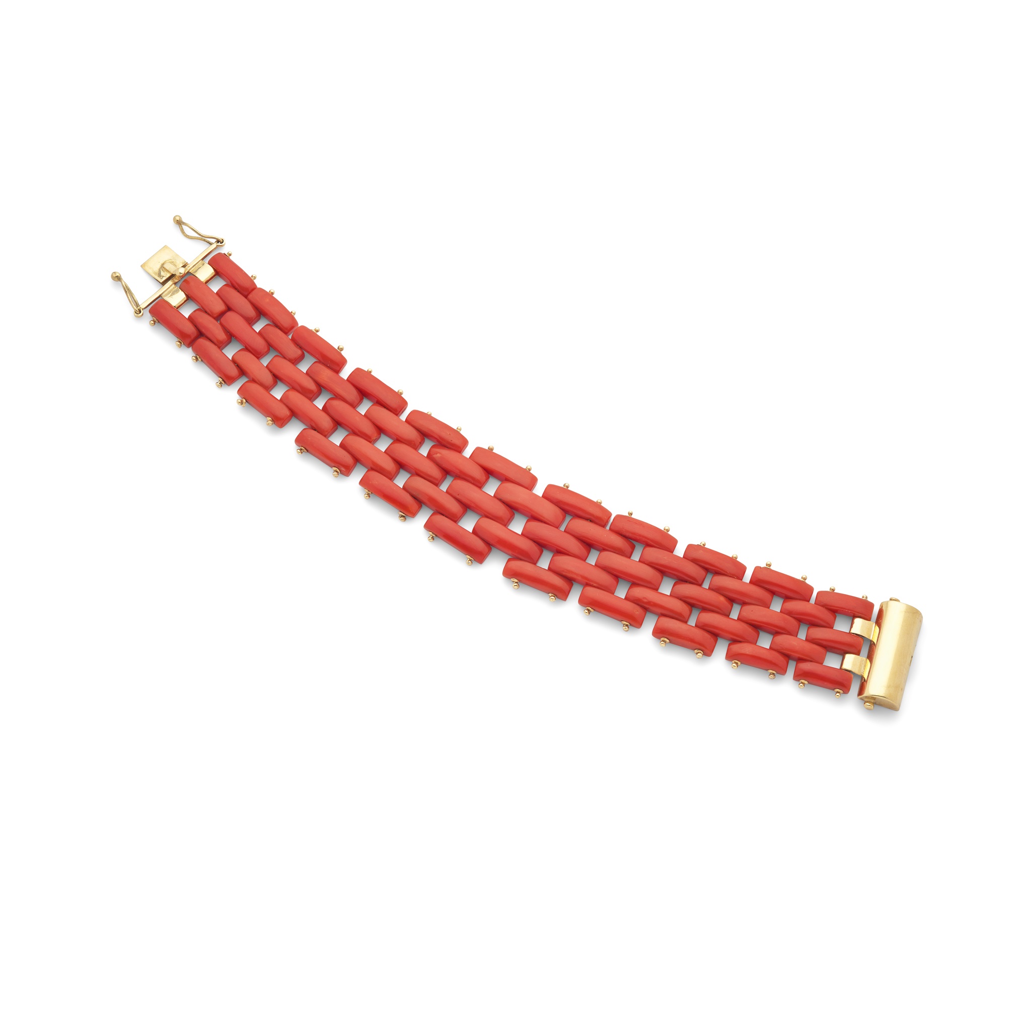 A coral bracelet