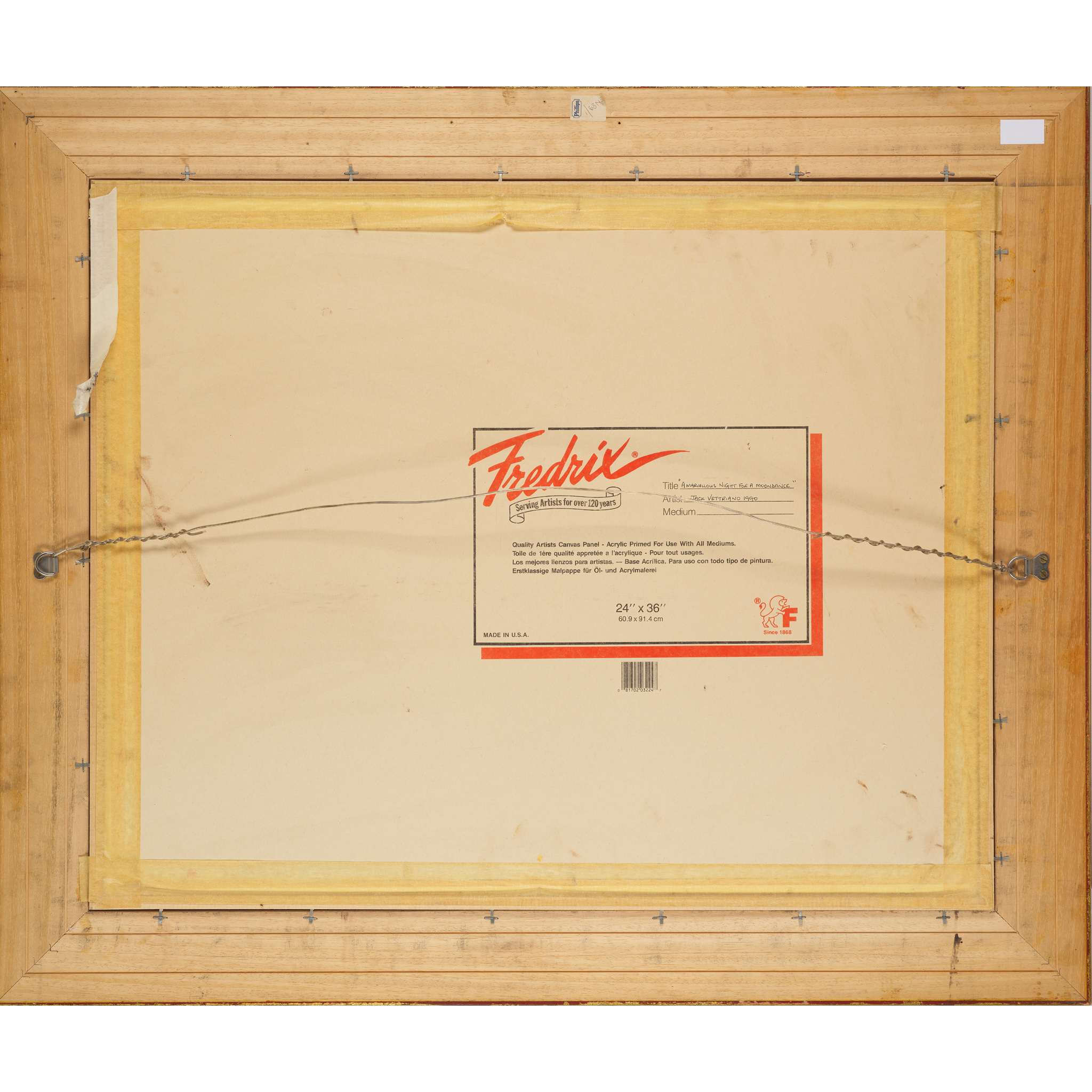 Past auction: JACK VETTRIANO O.B.E. (SCOTTISH 1951- 2025) A MARVELLOUS  NIGHT FOR A MOONDANCE, 1990 | 13 August 2025, image size:2048x2048