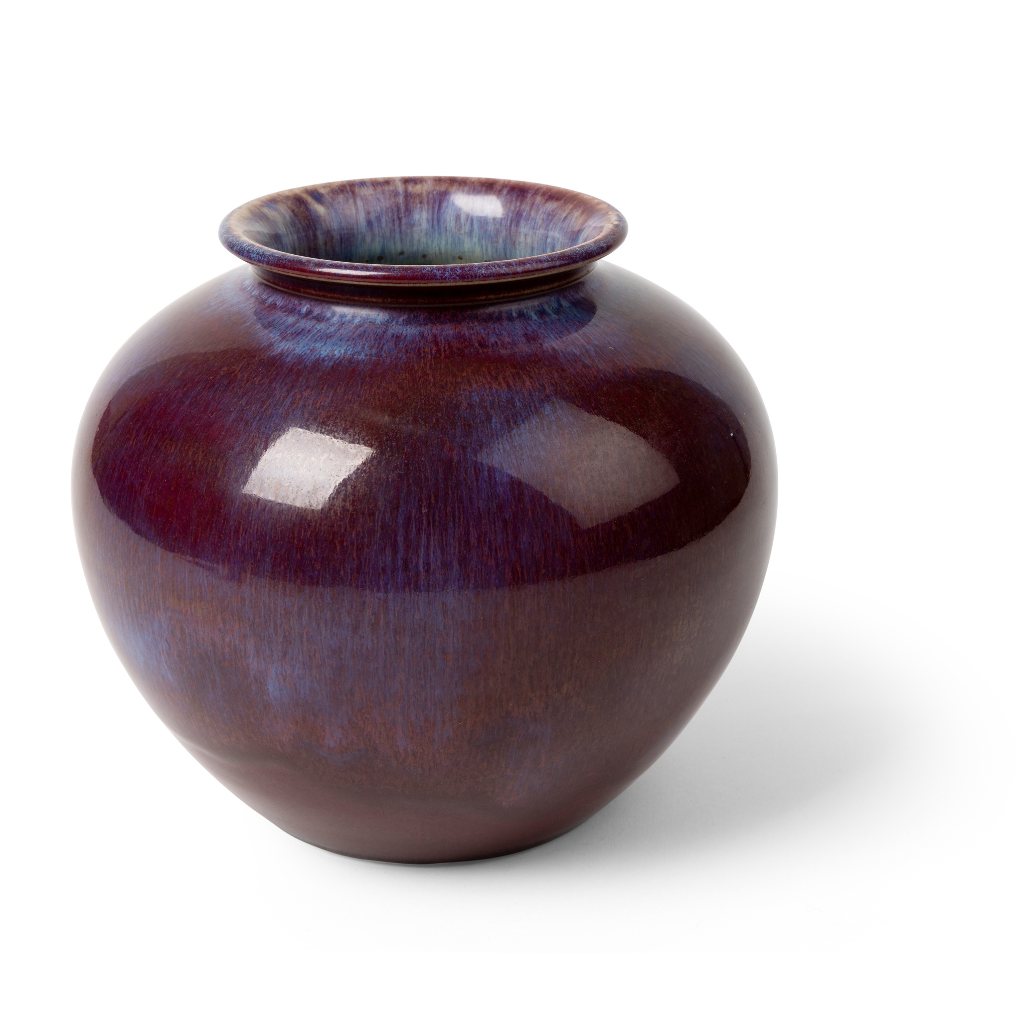 FLAMBÉ-GLAZED JAR