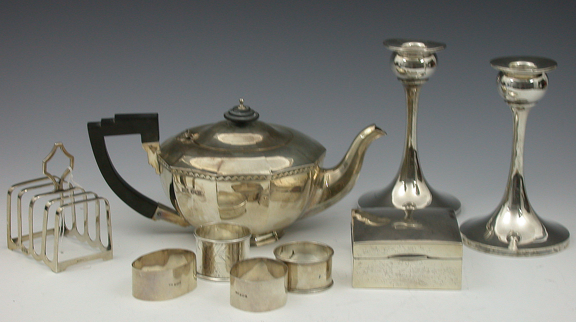 A pair of candlesticks,