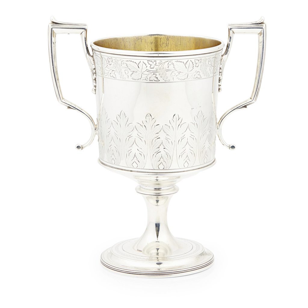 A GEORGE III TWIN HANDLED CUP