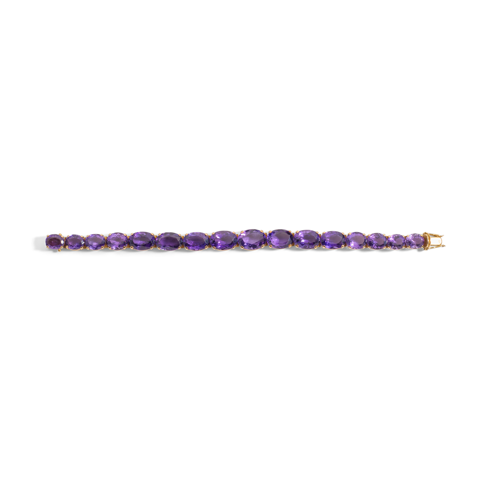 An amethyst bracelet