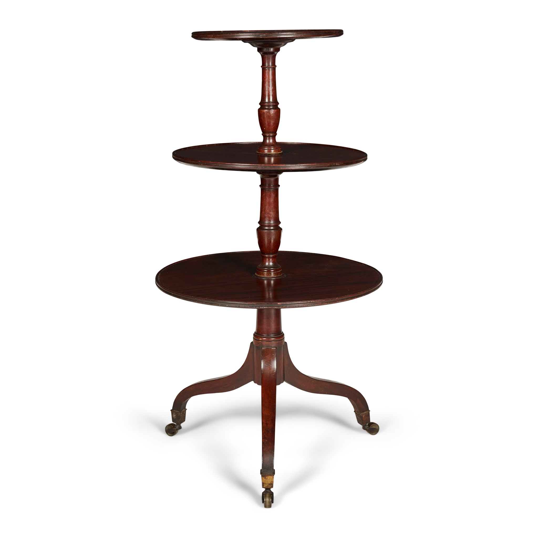 GEORGE III STYLE MAHOGANY DUMBWAITER