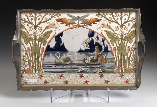 A WMF Art Nouveau twin handled tray