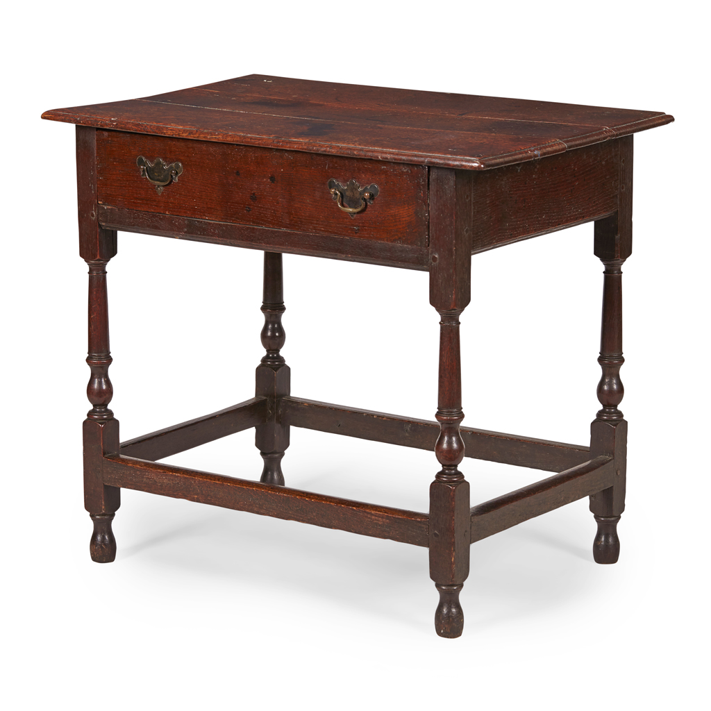 GEORGIAN OAK SIDE TABLE