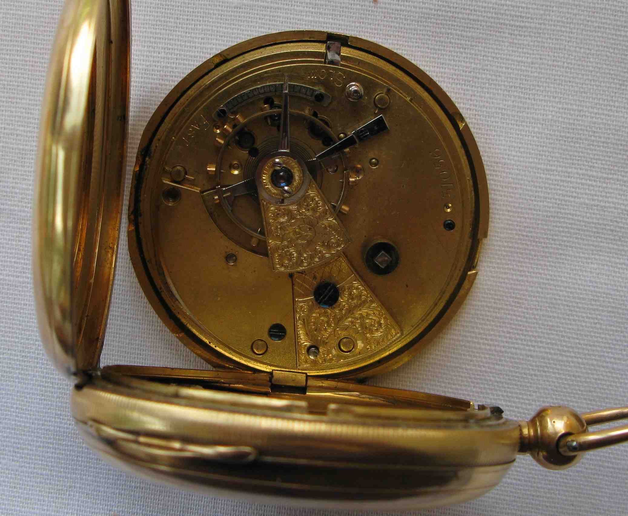 Two 18ct gold cased gentleman's pocket watches