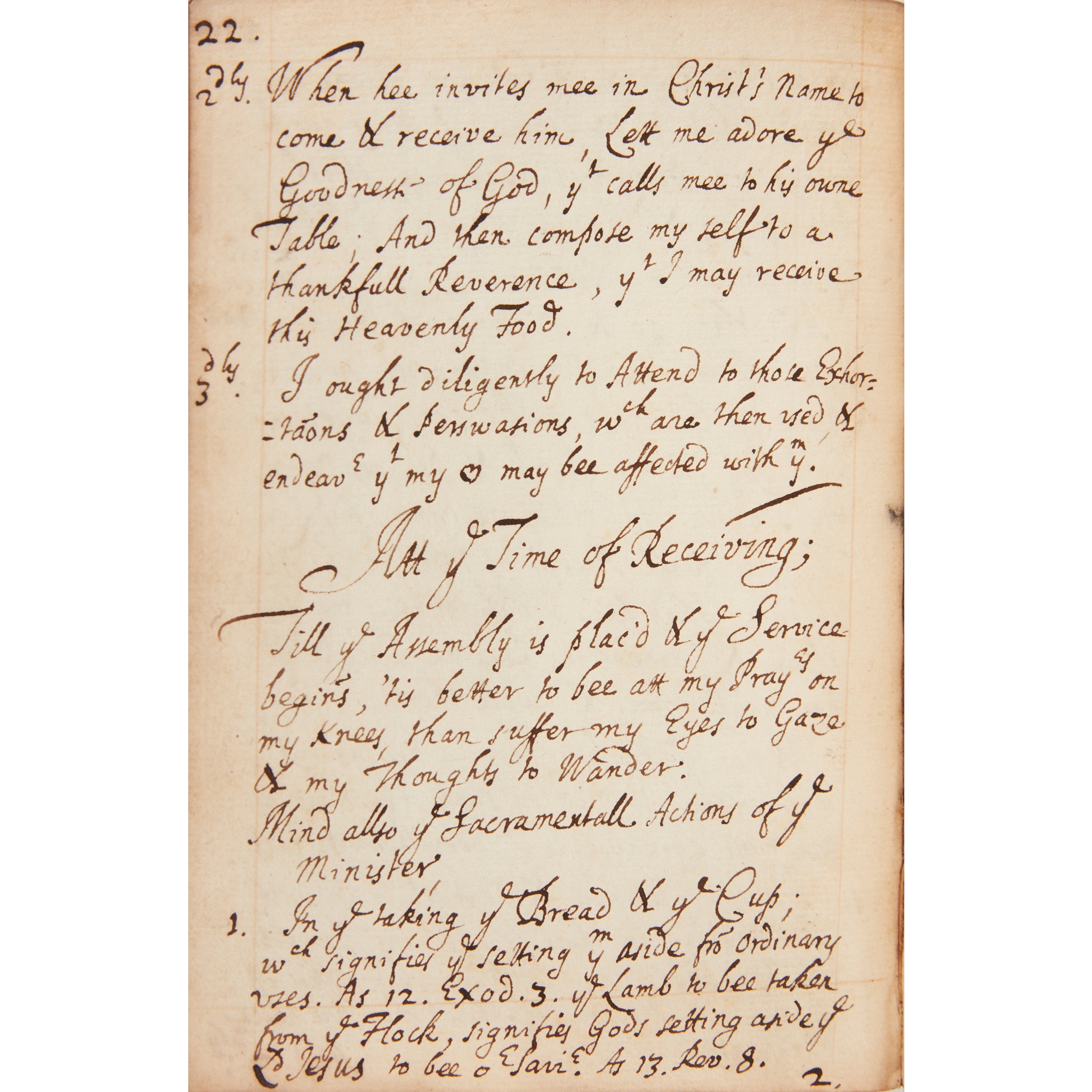 Manuscript theological notebook