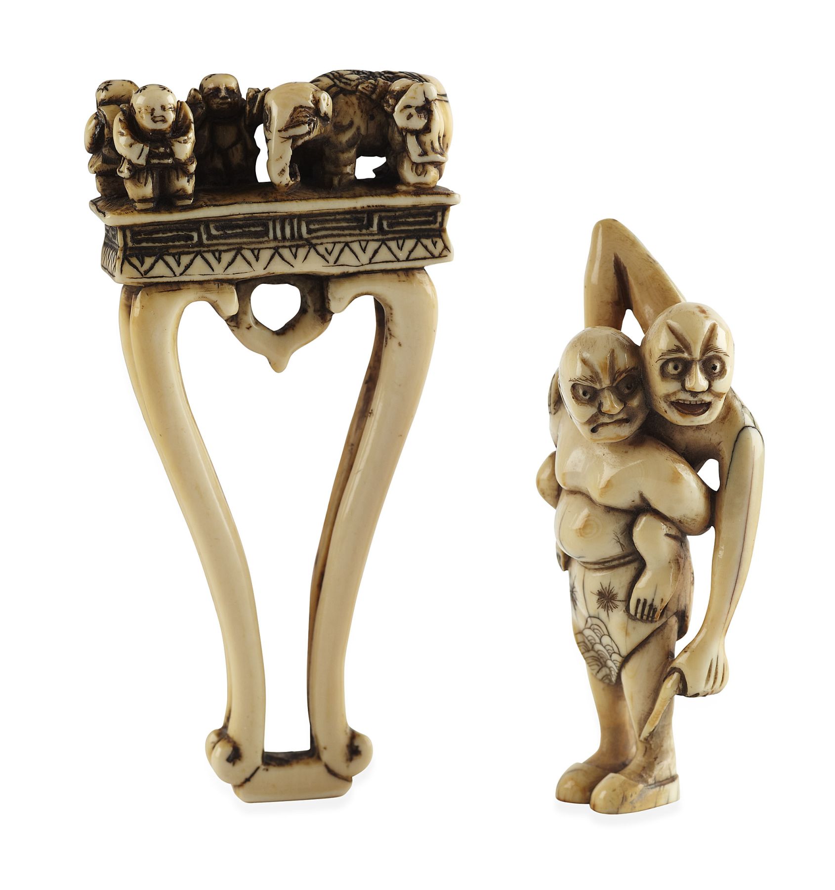 JAPANESE IVORY NETSUKE