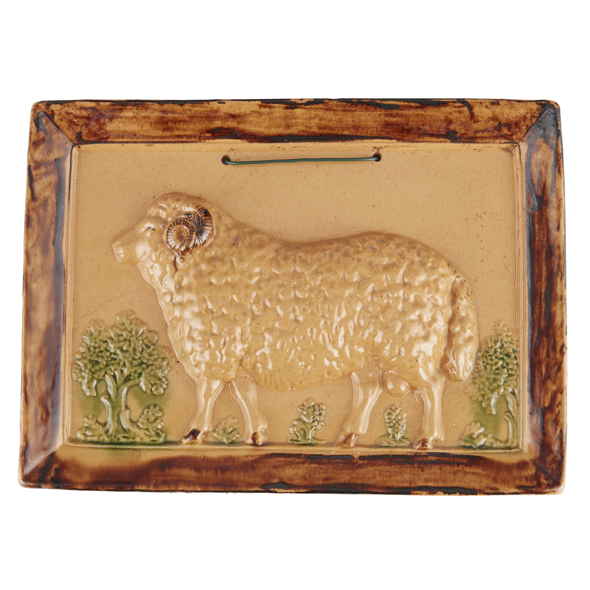 SCOTTISH EAST COAST POTTERY PLAQUE