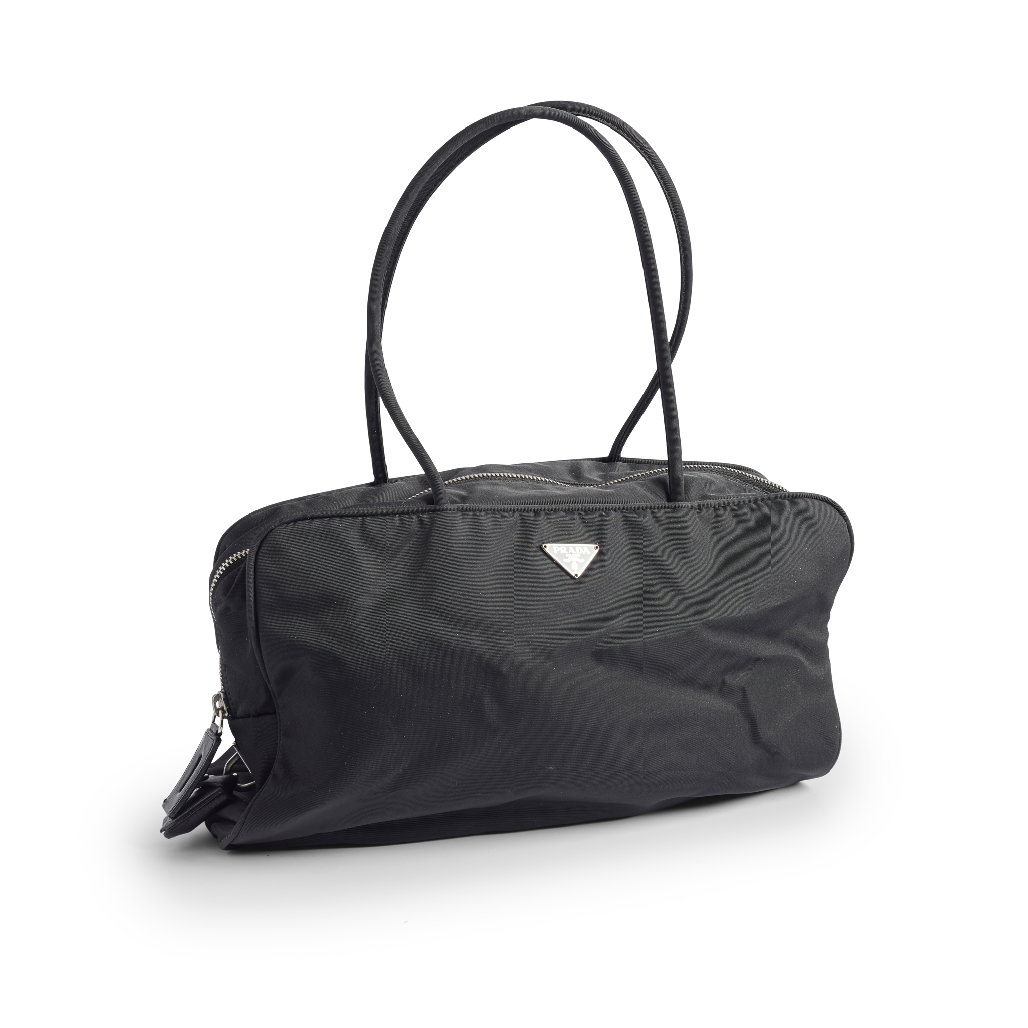 Prada: A Tessuto Top Handle Shoulder Bag