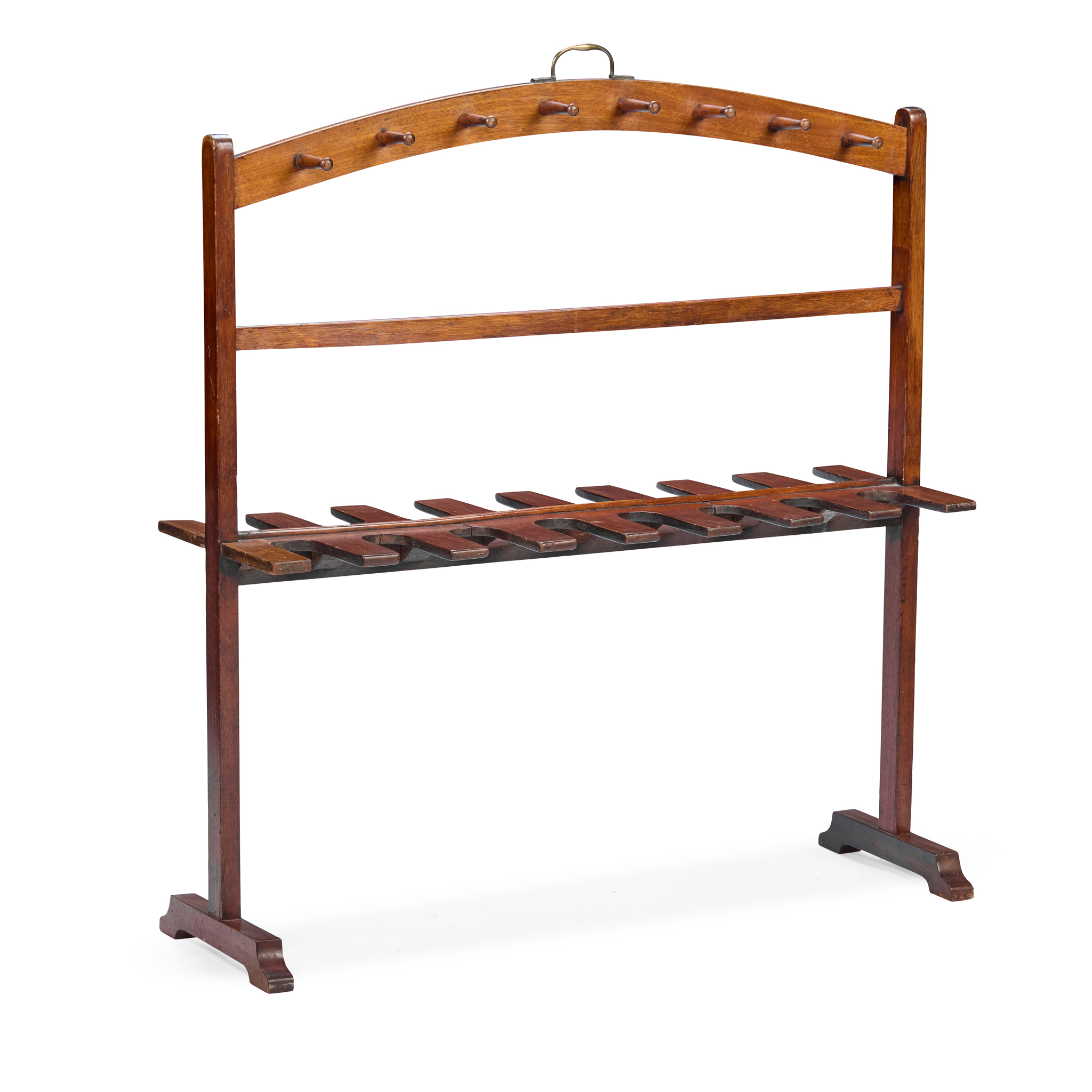 VICTORIAN MAHOGANY BOOT AND WHIP STAND