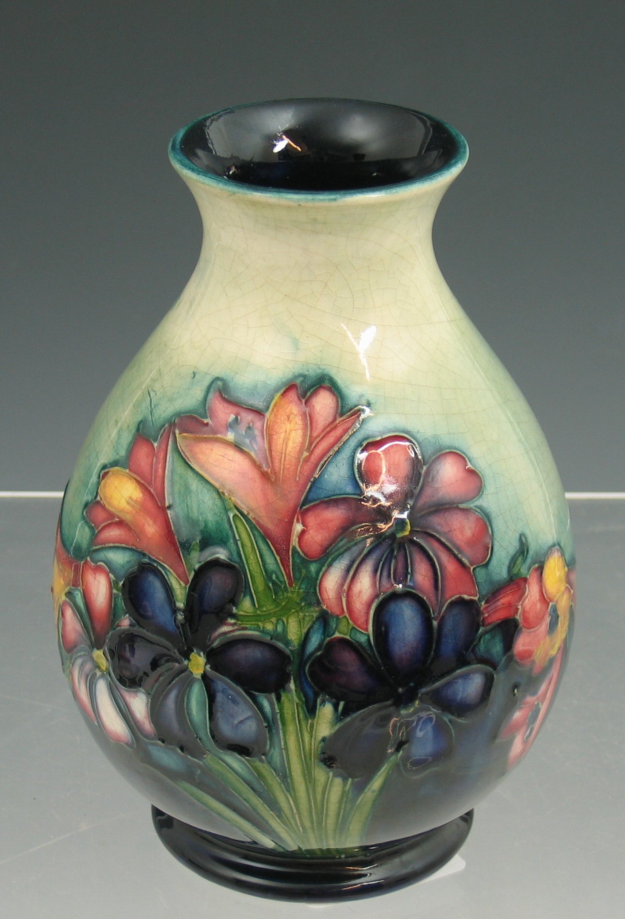 A Moorcroft baluster vase,